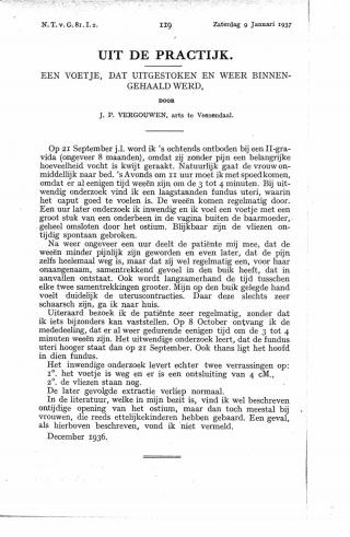 Eerste pagina van het artikel zoals het is gepubliceerd in het tijdschrift