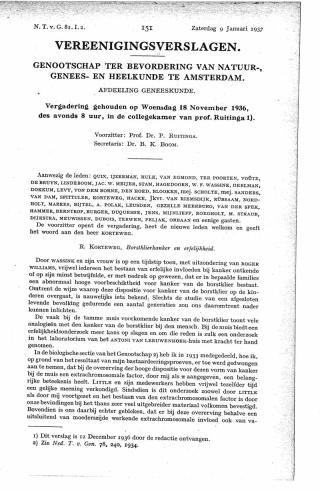 Eerste pagina van het artikel zoals het is gepubliceerd in het tijdschrift