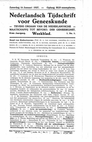 Eerste pagina van het artikel zoals het is gepubliceerd in het tijdschrift