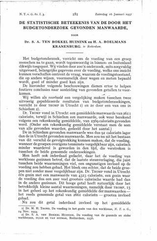 Eerste pagina van het artikel zoals het is gepubliceerd in het tijdschrift