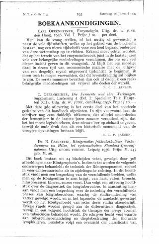 Eerste pagina van het artikel zoals het is gepubliceerd in het tijdschrift