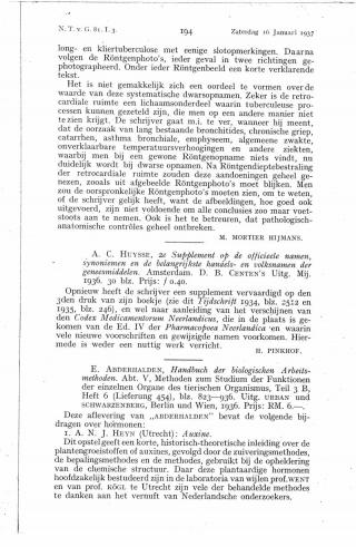 Eerste pagina van het artikel zoals het is gepubliceerd in het tijdschrift