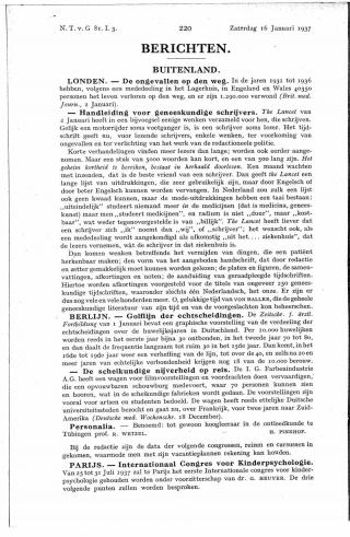 Eerste pagina van het artikel zoals het is gepubliceerd in het tijdschrift