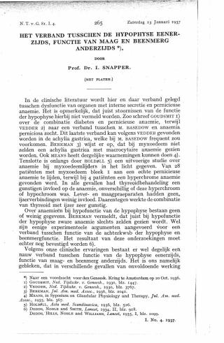 Eerste pagina van het artikel zoals het is gepubliceerd in het tijdschrift