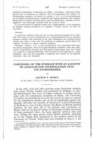 Eerste pagina van het artikel zoals het is gepubliceerd in het tijdschrift