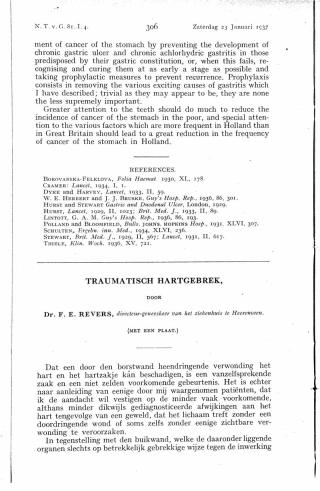 Eerste pagina van het artikel zoals het is gepubliceerd in het tijdschrift