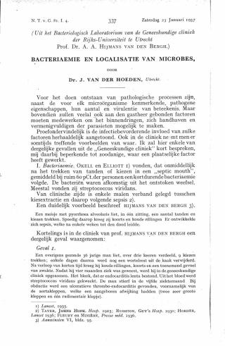 Eerste pagina van het artikel zoals het is gepubliceerd in het tijdschrift