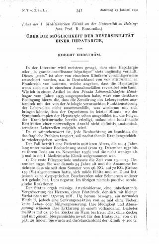 Eerste pagina van het artikel zoals het is gepubliceerd in het tijdschrift