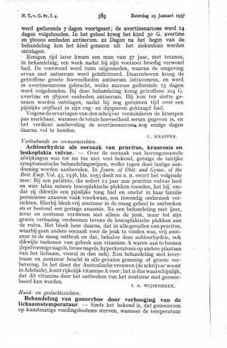 Eerste pagina van het artikel zoals het is gepubliceerd in het tijdschrift