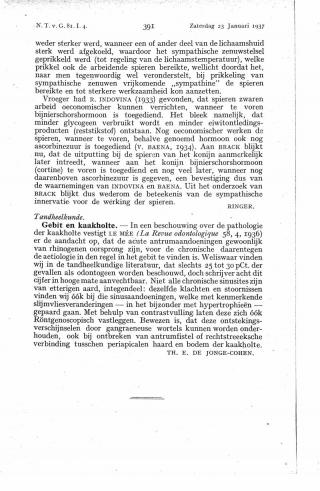 Eerste pagina van het artikel zoals het is gepubliceerd in het tijdschrift