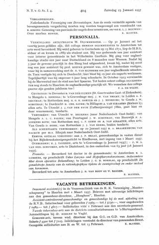 Eerste pagina van het artikel zoals het is gepubliceerd in het tijdschrift