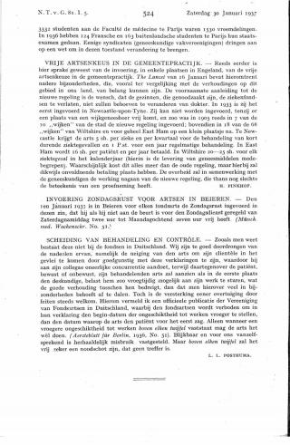 Eerste pagina van het artikel zoals het is gepubliceerd in het tijdschrift