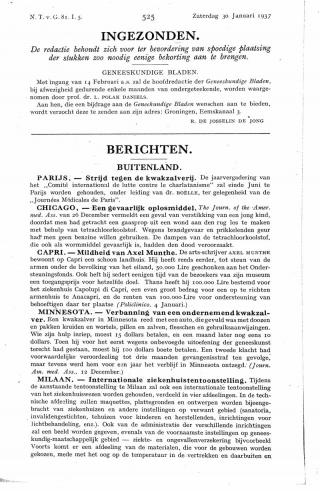 Eerste pagina van het artikel zoals het is gepubliceerd in het tijdschrift