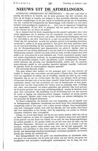 Eerste pagina van het artikel zoals het is gepubliceerd in het tijdschrift