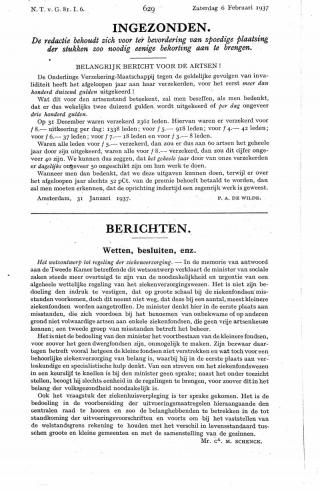 Eerste pagina van het artikel zoals het is gepubliceerd in het tijdschrift