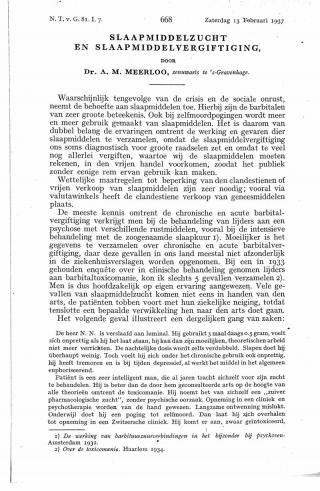 Eerste pagina van het artikel zoals het is gepubliceerd in het tijdschrift