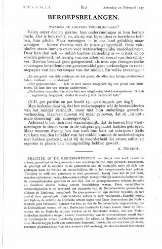 Eerste pagina van het artikel zoals het is gepubliceerd in het tijdschrift