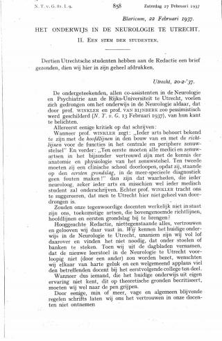 Eerste pagina van het artikel zoals het is gepubliceerd in het tijdschrift