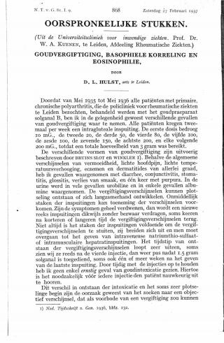 Eerste pagina van het artikel zoals het is gepubliceerd in het tijdschrift