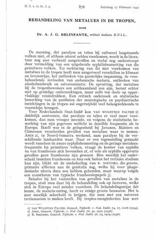 Eerste pagina van het artikel zoals het is gepubliceerd in het tijdschrift