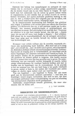 Eerste pagina van het artikel zoals het is gepubliceerd in het tijdschrift