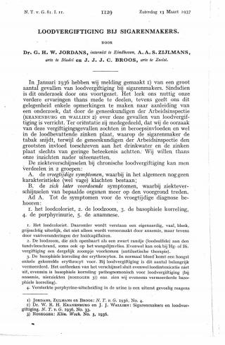 Eerste pagina van het artikel zoals het is gepubliceerd in het tijdschrift