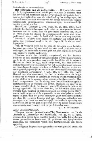 Eerste pagina van het artikel zoals het is gepubliceerd in het tijdschrift