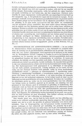 Eerste pagina van het artikel zoals het is gepubliceerd in het tijdschrift