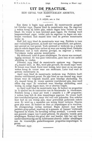 Eerste pagina van het artikel zoals het is gepubliceerd in het tijdschrift