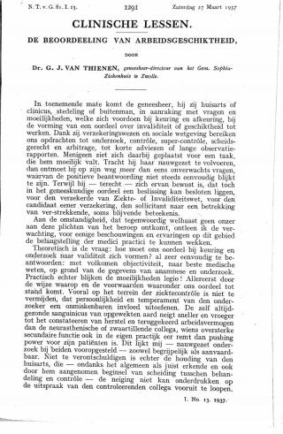 Eerste pagina van het artikel zoals het is gepubliceerd in het tijdschrift