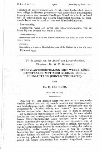 Eerste pagina van het artikel zoals het is gepubliceerd in het tijdschrift