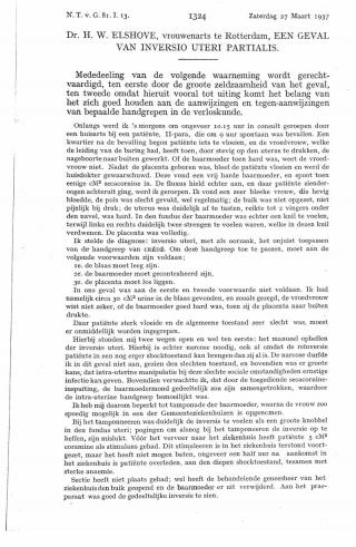 Eerste pagina van het artikel zoals het is gepubliceerd in het tijdschrift