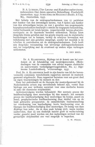 Eerste pagina van het artikel zoals het is gepubliceerd in het tijdschrift