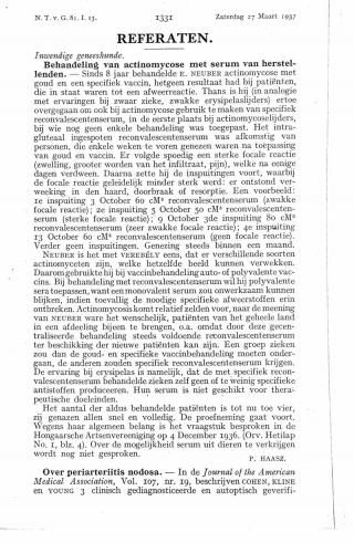 Eerste pagina van het artikel zoals het is gepubliceerd in het tijdschrift