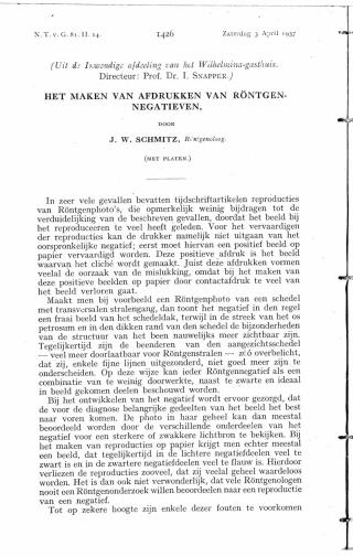 Eerste pagina van het artikel zoals het is gepubliceerd in het tijdschrift