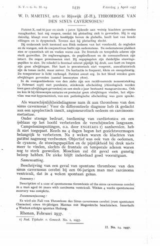 Eerste pagina van het artikel zoals het is gepubliceerd in het tijdschrift