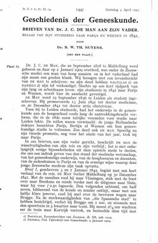 Eerste pagina van het artikel zoals het is gepubliceerd in het tijdschrift