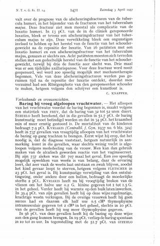 Eerste pagina van het artikel zoals het is gepubliceerd in het tijdschrift