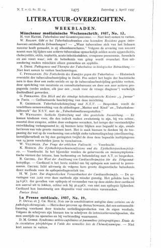 Eerste pagina van het artikel zoals het is gepubliceerd in het tijdschrift