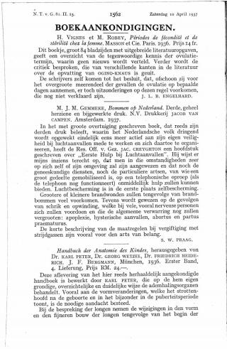 Eerste pagina van het artikel zoals het is gepubliceerd in het tijdschrift