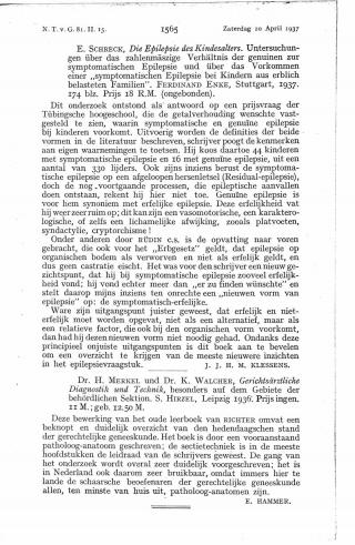 Eerste pagina van het artikel zoals het is gepubliceerd in het tijdschrift