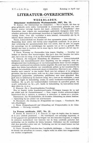 Eerste pagina van het artikel zoals het is gepubliceerd in het tijdschrift