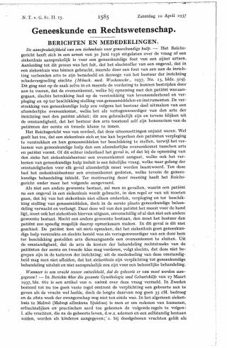 Eerste pagina van het artikel zoals het is gepubliceerd in het tijdschrift