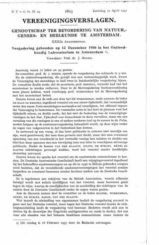 Eerste pagina van het artikel zoals het is gepubliceerd in het tijdschrift