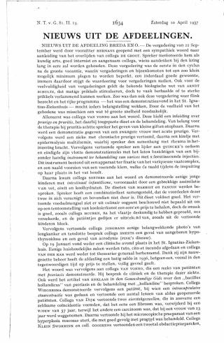 Eerste pagina van het artikel zoals het is gepubliceerd in het tijdschrift