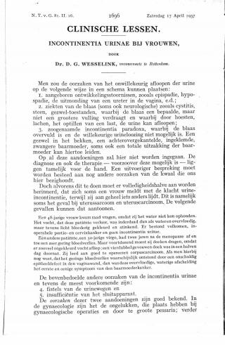 Eerste pagina van het artikel zoals het is gepubliceerd in het tijdschrift