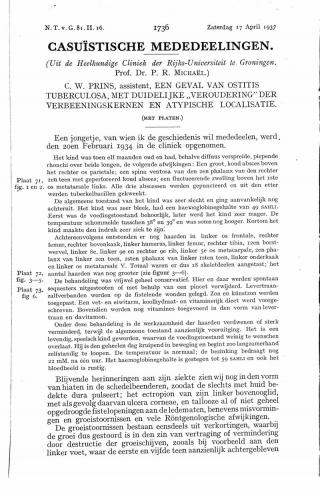 Eerste pagina van het artikel zoals het is gepubliceerd in het tijdschrift