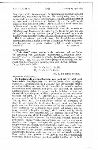 Eerste pagina van het artikel zoals het is gepubliceerd in het tijdschrift