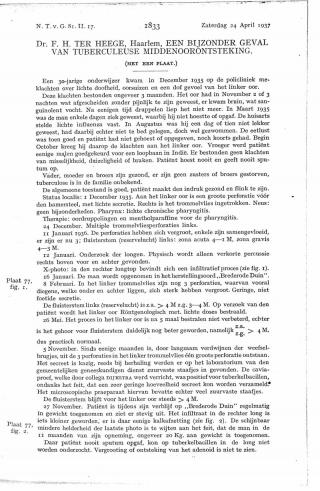 Eerste pagina van het artikel zoals het is gepubliceerd in het tijdschrift