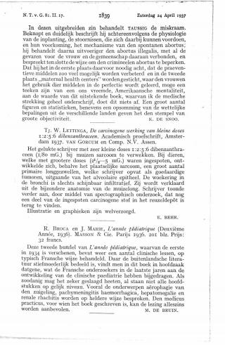 Eerste pagina van het artikel zoals het is gepubliceerd in het tijdschrift